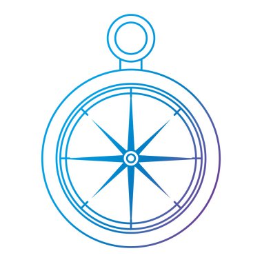 pusula rehberlik izole simgesi