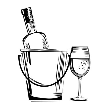 Kova şarap şişesi