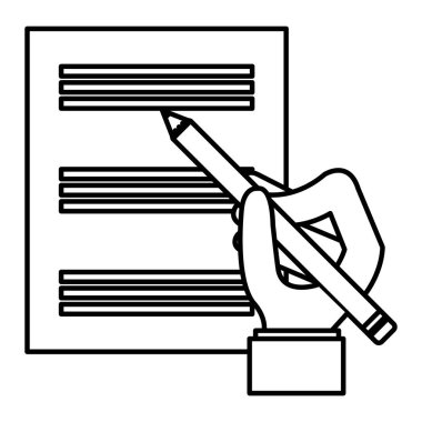 belgeler kağıt kalem ile el yazma