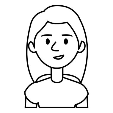 güzel ve genç kadın karakter