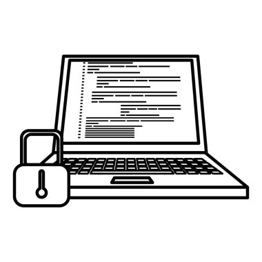 dizüstü bilgisayar ile asma kilit