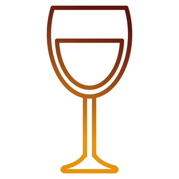 Tasse de vin icône en verre — Image vectorielle