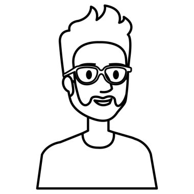 Sakallı genç adam Avatar karakteri