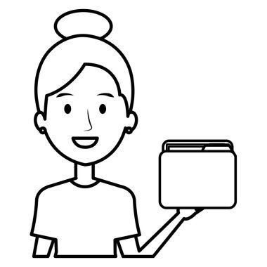 dosya klasör izole simgesi