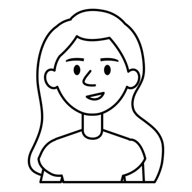 güzel ve genç kadın karakter