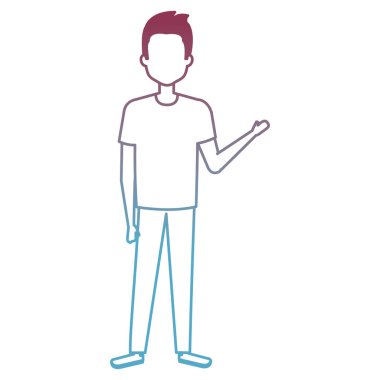 genç adam avatar karakter