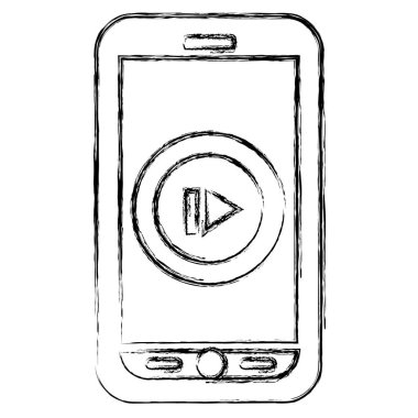 smartphone aygıt medya çalar tuşu ile