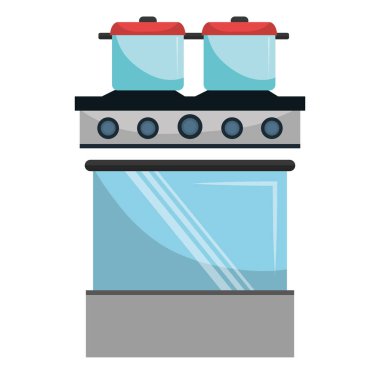 pot ile mutfak fırını