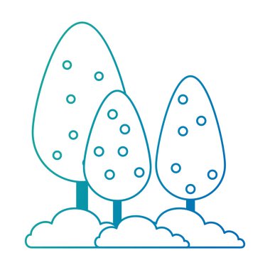 ağaçlar bitkiler orman simgesi