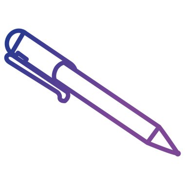 kalem Yazar izole simgesi