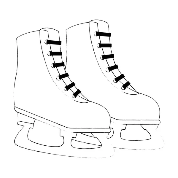 Gelo patins ícone isolado — Vetor de Stock