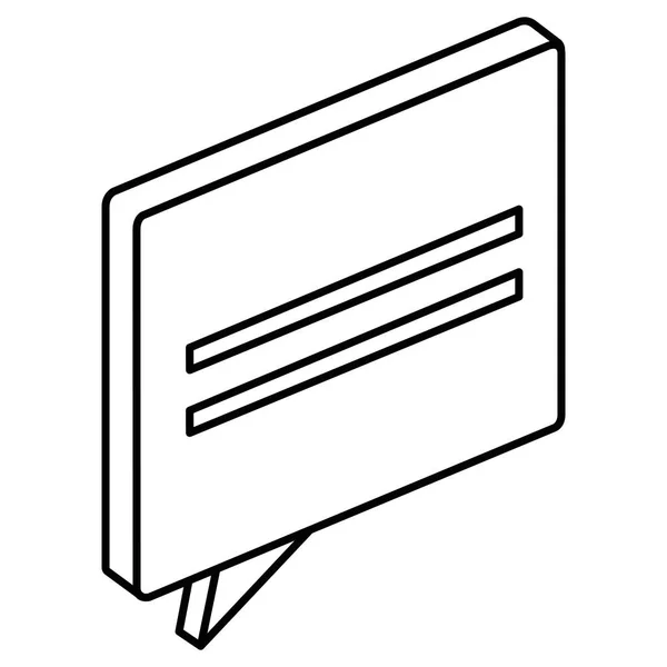 Bulle vocale icône message — Image vectorielle