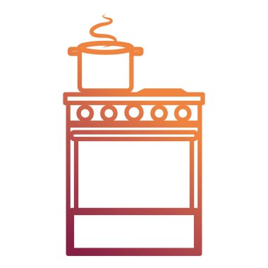 pot ile mutfak fırını