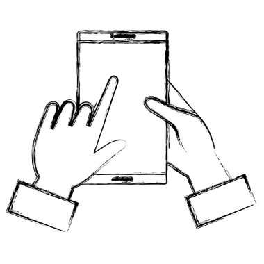 Smartphone aygıtı kullanarak eller