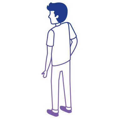 genç adam avatar karakter