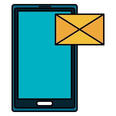 Zarf posta ile Smartphone aygıtı