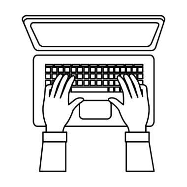 Laptop ve eller yazarak