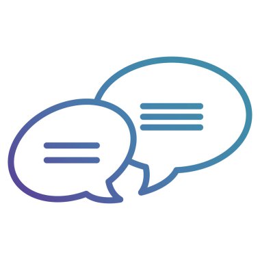 konuşma kabarcıklar ileti simgesi