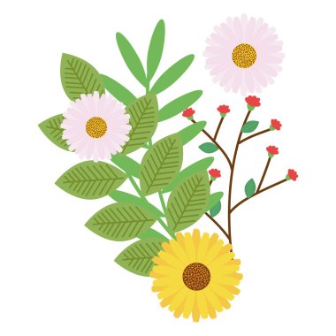 çiçek ve Bahçe dekoratif yaprakları