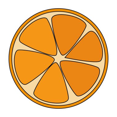 yarım taze meyve sağlıklı turuncu