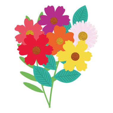 çiçek ve Bahçe dekoratif yaprakları