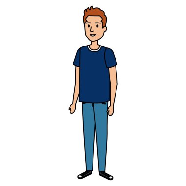 genç adam avatar karakter