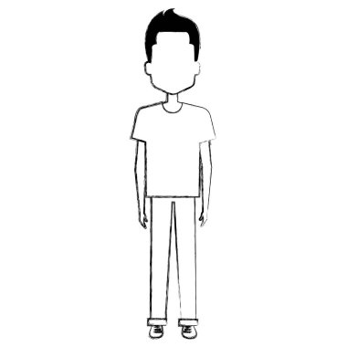 genç adam avatar karakter