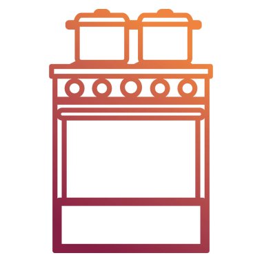 pot ile mutfak fırını