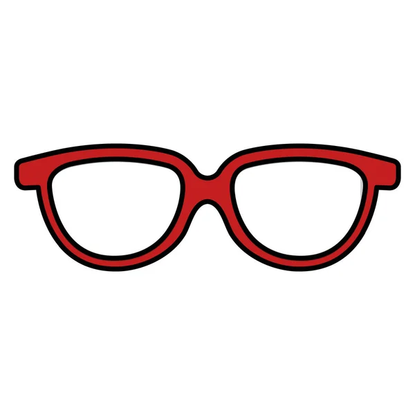 Gafas de ojo icono aislado — Vector de stock