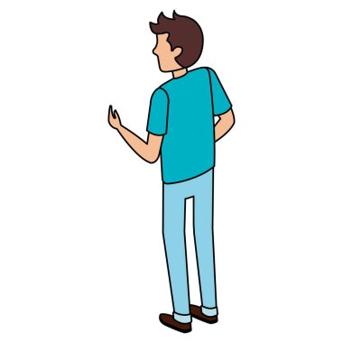 genç adam avatar karakter