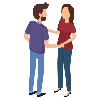 Çevrilmemiş çift avatarlar karakter