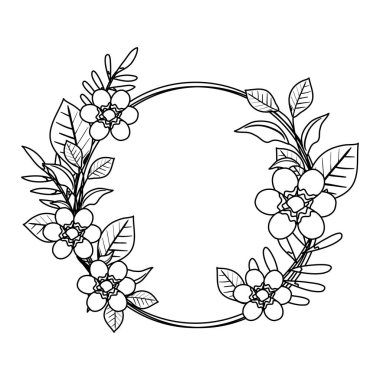 dairesel çiçek dekorasyon simgesi