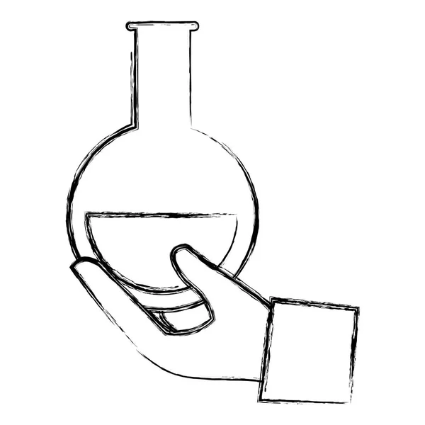 Icona isolata della prova del tubo di sollevamento manuale — Vettoriale Stock