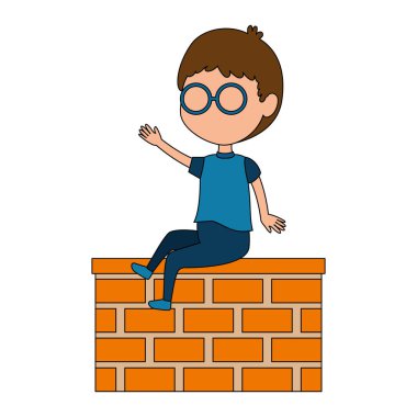 duvar karakteri küçük çocuk