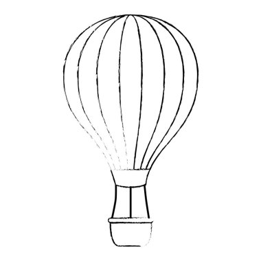 Balon hava sıcak simgesi