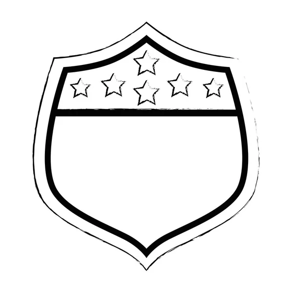 アメリカ合衆国象徴的な盾 — ストックベクタ