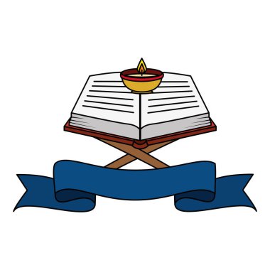 mumlar dini simgesi ile kutsal kitap