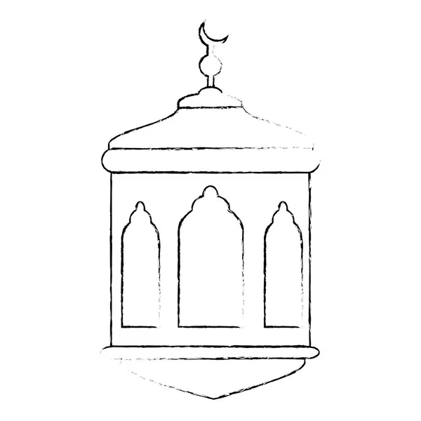 Visuté dekorace ramadánu Kareem oslava — Stockový vektor