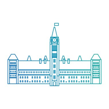 kanada parlamento binası simgesi