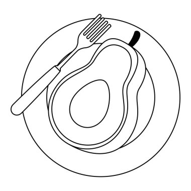 yemek vejetaryen gıda taze avokado