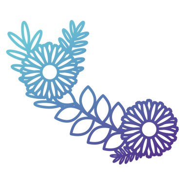 çiçek ve Bahçe dekoratif yaprakları