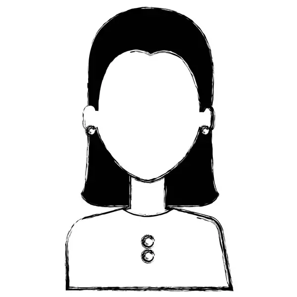 Mujer de negocios avatar carácter icono — Archivo Imágenes Vectoriales