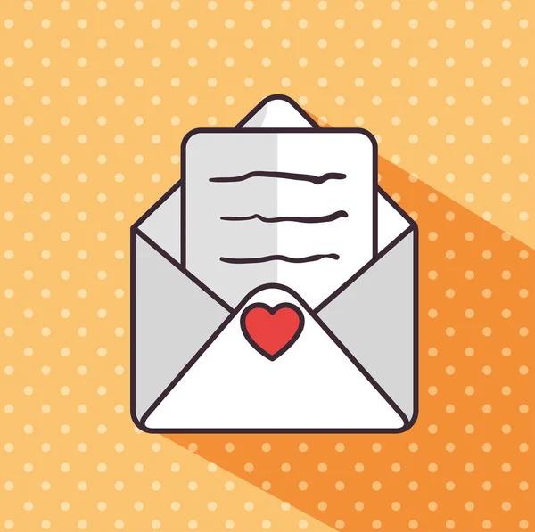 Любовное письмо — стоковый вектор