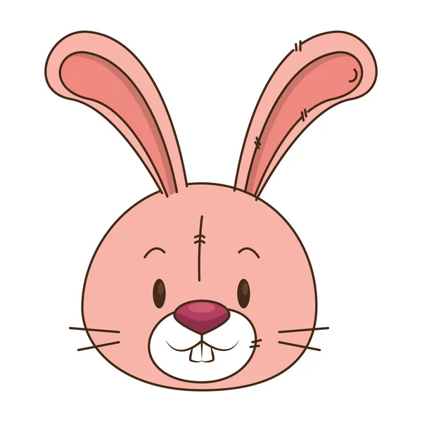 可爱和可爱的兔子字符 — 图库矢量图片