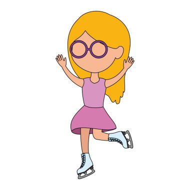 küçük kız paten spor