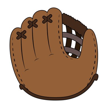 beyzbol eldiveni izole simgesi