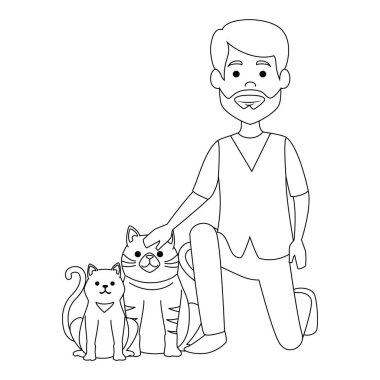 kediler avatar karakteri ile veteriner doktor