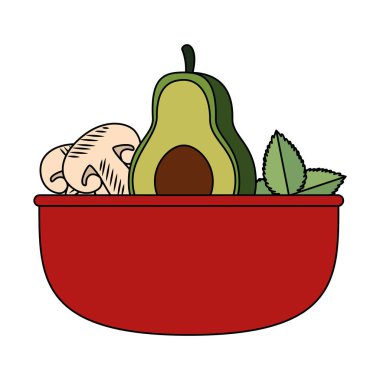 mutfak kasesinde sebze