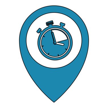 kronometre ile pin işaretçisi