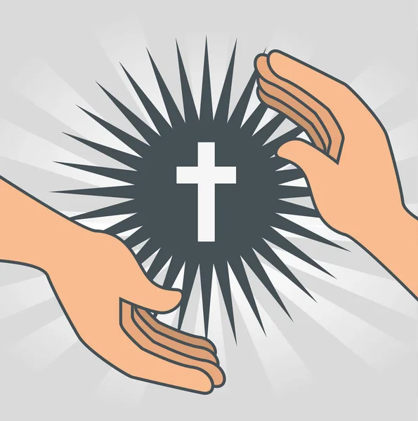 Jesucristo carácter religioso — Vector de stock